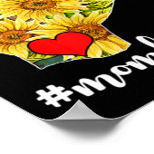 Poster Sensibilisation aux sourds ASL Langue des signes S (Coin)