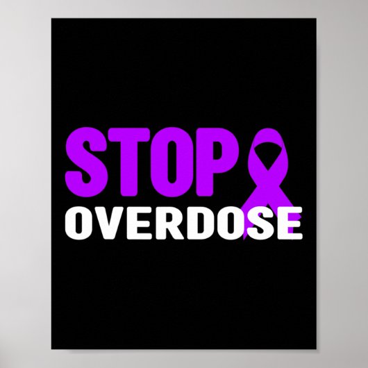 Poster Sensibilisation aux surdoses - Sensibilisation aux (Devant)