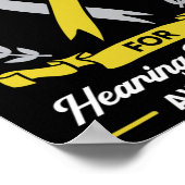 Poster Sensibilisation aux troubles de l'ouïe Aide aux so (Coin)