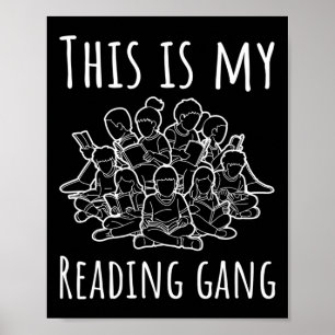 Poster Sensibilisation - C'est mon gang de lecture drôle 