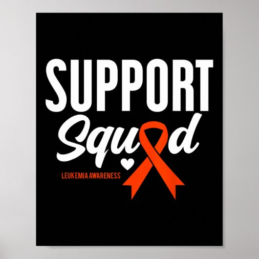 Poster Sensibilisation de l'équipe de soutien à la leucém (Devant)