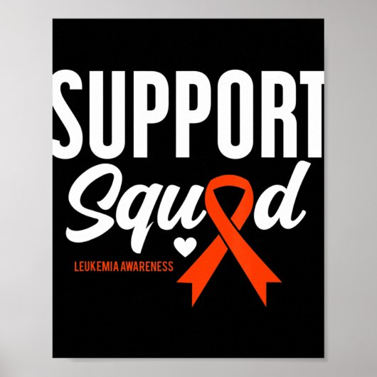 Poster Sensibilisation de l'équipe de soutien à la leucém (Devant)