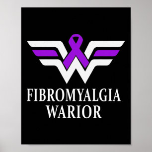 Poster Sensibilisation des guerriers Ribbon violet Cadeau