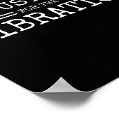Poster Sensibilisation Et Gesturage À La Main Sourde Fier (Coin)