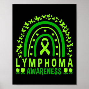 Poster Sensibilisation et soutien au lymphome arc-en-ciel