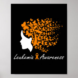 Poster Sensibilisation - Femmes Papillons Cheveux Ruban V