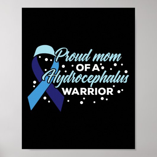 Poster Sensibilisation Fière Maman D'Un Guerrier D'Hydroc (Devant)