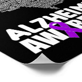 Poster Sensibilisation Heimerheimer Violet Ribbon Support (Coin)