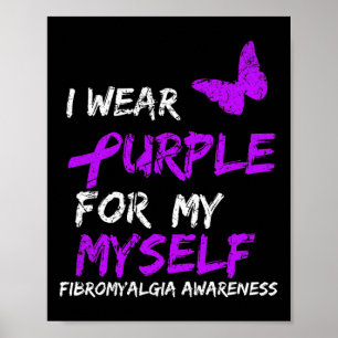 Poster Sensibilisation Je Porte Du Violet Pour Moi-Même 4