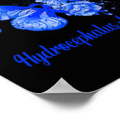 Poster Sensibilisation Je porte le papillon bleu (Coin)