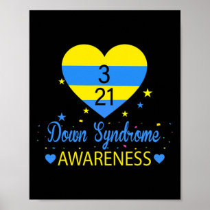 Poster Sensibilisation mondiale au syndrome de Down 21 ma