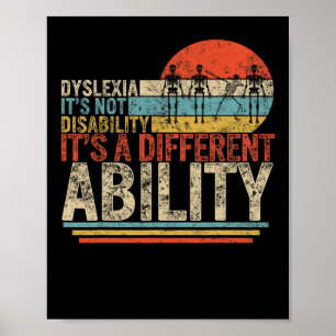Poster Sensibilisation Non Handicap Différents Dabbing Sk