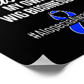 Poster Sensibilisation Perte de cheveux Guerrier de la pe (Coin)