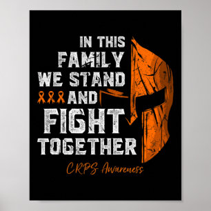 Poster Sensibilisation RSD-CRPS Soutien familial Guerrier