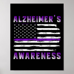 Poster Sensibilisation Ruban Violet La Fin Des Heimers
