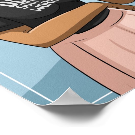 Poster Sensibilisation sociale (Matte) (Coin)