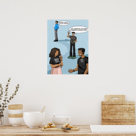 Poster Sensibilisation sociale (Matte) (Cuisine)