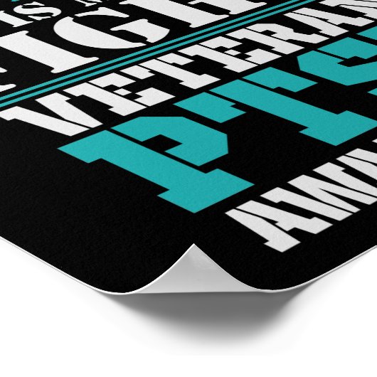 Poster Sensibilisation Son combat est mon combat PTSD Tur (Coin)