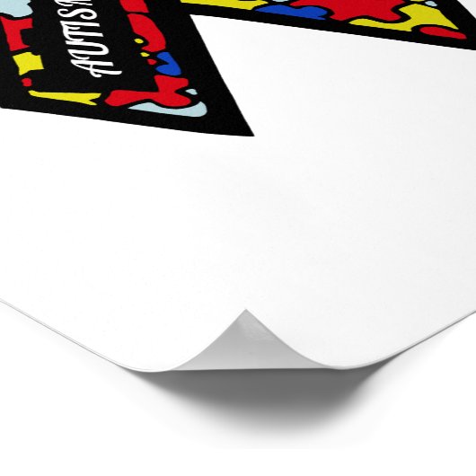 Poster sensibilisation sur l'autisme (Coin)