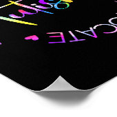 Poster Sensibilisation sur l'autisme Accepter Adapt Advoc (Coin)