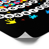 Poster Sensibilisation sur l'autisme Accepter l'amour Com (Coin)