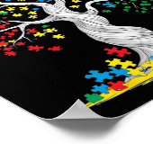 Poster Sensibilisation sur l'autisme Arbre De Vie (Coin)