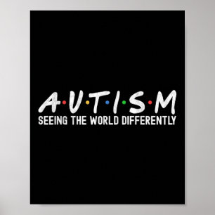 Poster Sensibilisation sur l'autisme Autisme Squad Soutie