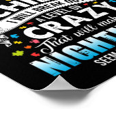 Poster Sensibilisation sur l'autisme autistique Pièces Fi (Coin)