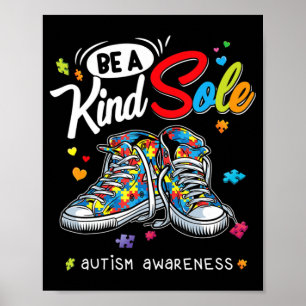 Poster Sensibilisation sur l'autisme Be A Genre Sole Puzz