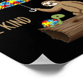 Poster Sensibilisation sur l'autisme Be Kind Enseignant d (Coin)