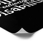 Poster Sensibilisation sur l'autisme - Capacités supérieu (Coin)