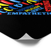 Poster Sensibilisation sur l'autisme d'acceptation Mois d (Coin)