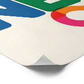 Poster Sensibilisation sur l'autisme de l'affiche Typogra (Coin)