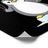 Poster Sensibilisation sur l'autisme de pingouin (Coin)