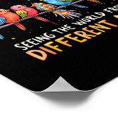 Poster Sensibilisation sur l'autisme Différents Angle Neu (Coin)