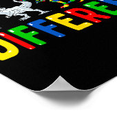 Poster Sensibilisation sur l'autisme Dinosaur Enfants Gar (Coin)