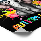 Poster Sensibilisation sur l'autisme Elephant Flower Il E (Coin)