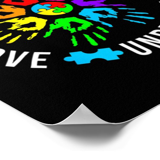 Poster Sensibilisation sur l'autisme Enseignant Puzzle Ap (Coin)