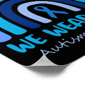 Poster Sensibilisation sur l'autisme Femmes Acceptation E (Coin)