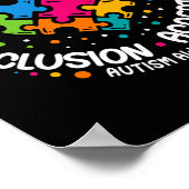 Poster Sensibilisation sur l'autisme Femmes Hommes Respec (Coin)