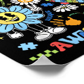 Poster Sensibilisation sur l'autisme Inclusion S Professe (Coin)