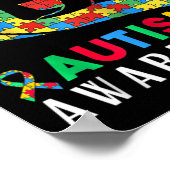 Poster Sensibilisation sur l'autisme - Mois d'aide (Coin)