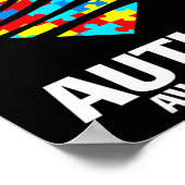 Poster Sensibilisation sur l'autisme mondiale Pièces Puzz (Coin)