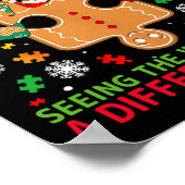 Poster Sensibilisation sur l'autisme Noël Autiste Jour de (Coin)