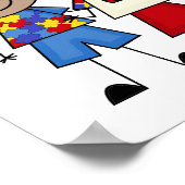 Poster Sensibilisation sur l'autisme pour enfants (Coin)
