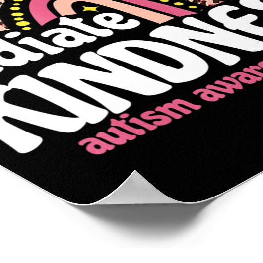 Poster Sensibilisation sur l'autisme spéciale de l'enseig (Coin)