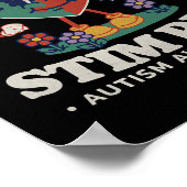 Poster Sensibilisation sur l'autisme Support Stimming Cut (Coin)