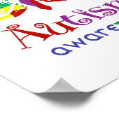 Poster Sensibilisation sur l'autisme (taille de cadre pho (Coin)