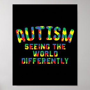 Poster Sensibilisation sur l'autisme - Voir Le Monde Des 