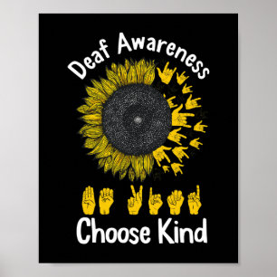 Poster Sensibilisation Tournesol Choisir Type Jaune Ribbo